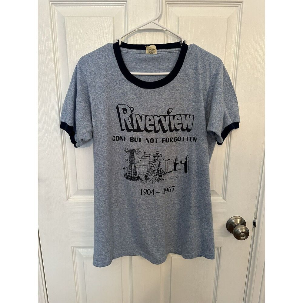 Chicago Riverview Gone But Not Forgotten T-shirt Large Screen Stars 1904-1967